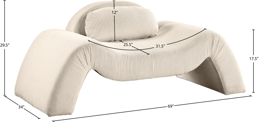 Austin Corduroy Upholstered Accent Chair