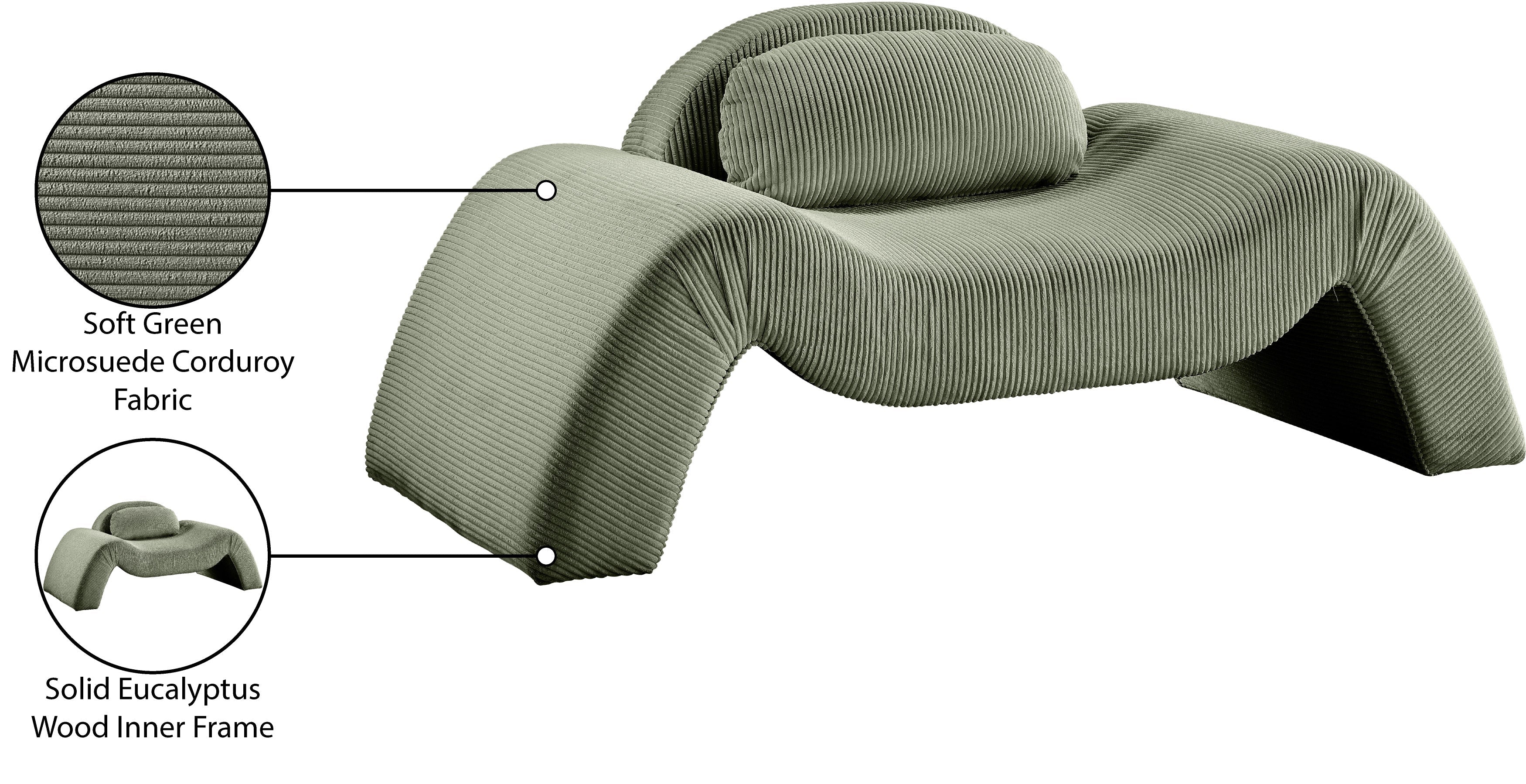 Austin Corduroy Upholstered Accent Chair