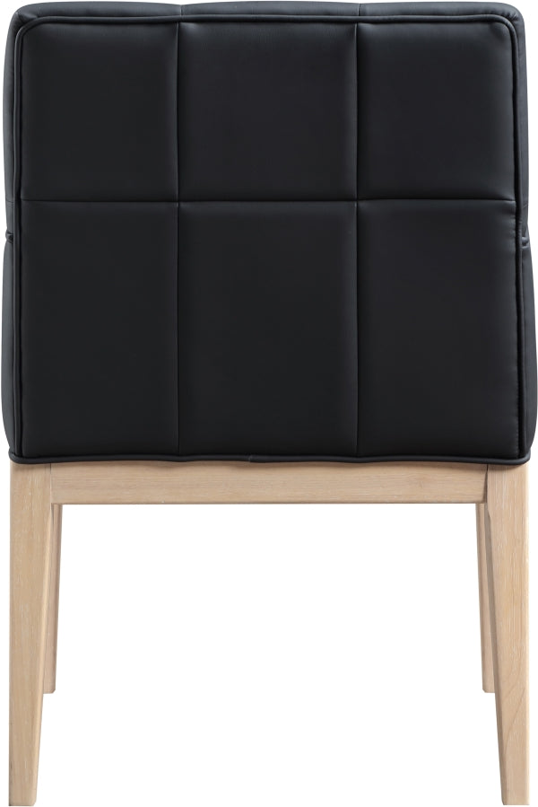 Adrian Vegan Leather Upholstered Dining Arm Chair