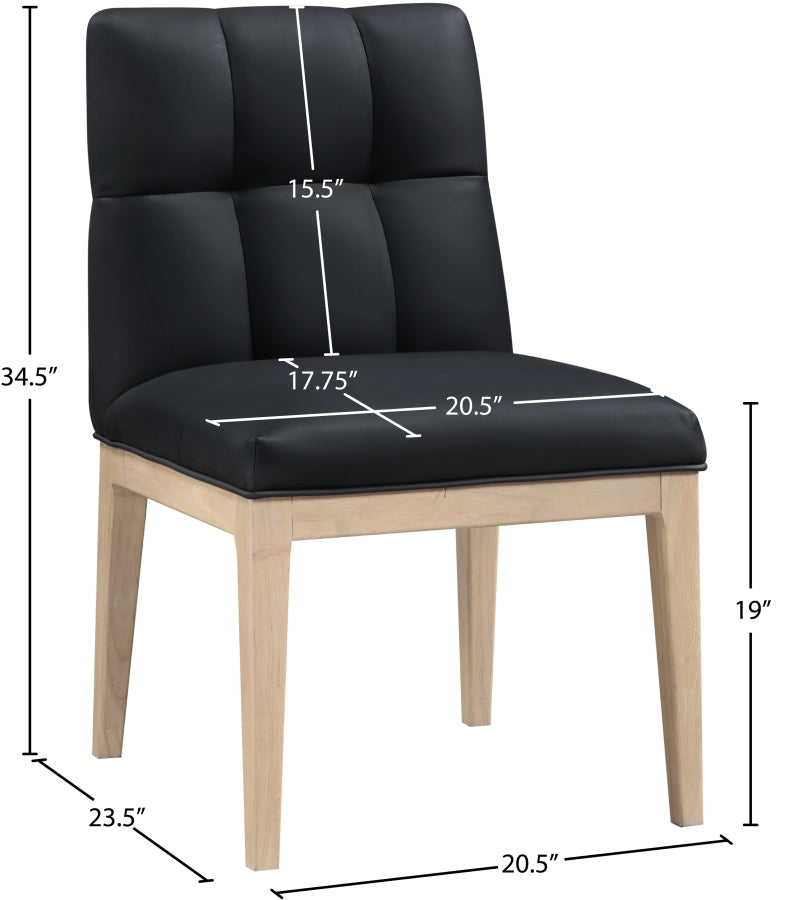 Adrian Vegan Leather Upholstered Dining Side Chair