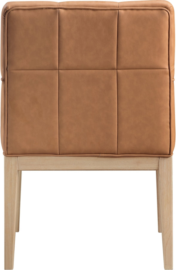 Adrian Vegan Leather Upholstered Dining Arm Chair