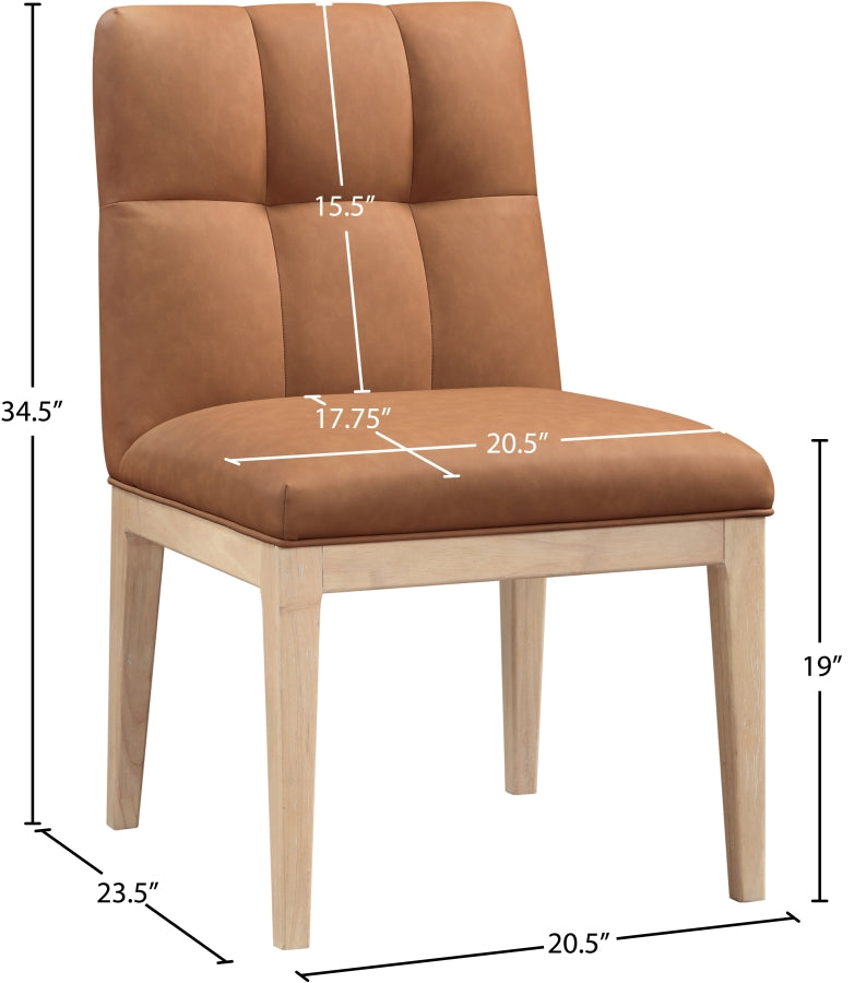 Adrian Vegan Leather Upholstered Dining Side Chair