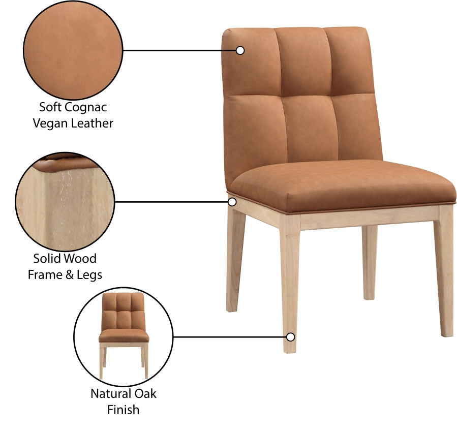 Adrian Vegan Leather Upholstered Dining Side Chair