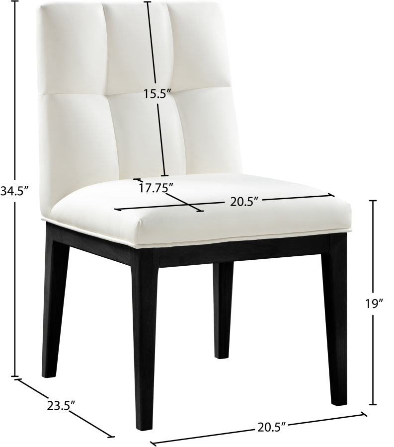 Adrian Vegan Leather Upholstered Dining Side Chair