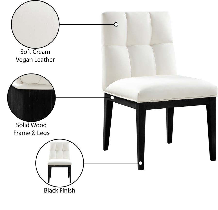 Adrian Vegan Leather Upholstered Dining Side Chair