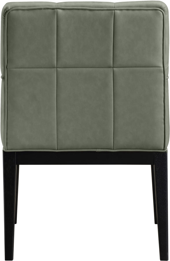 Adrian Vegan Leather Upholstered Dining Arm Chair