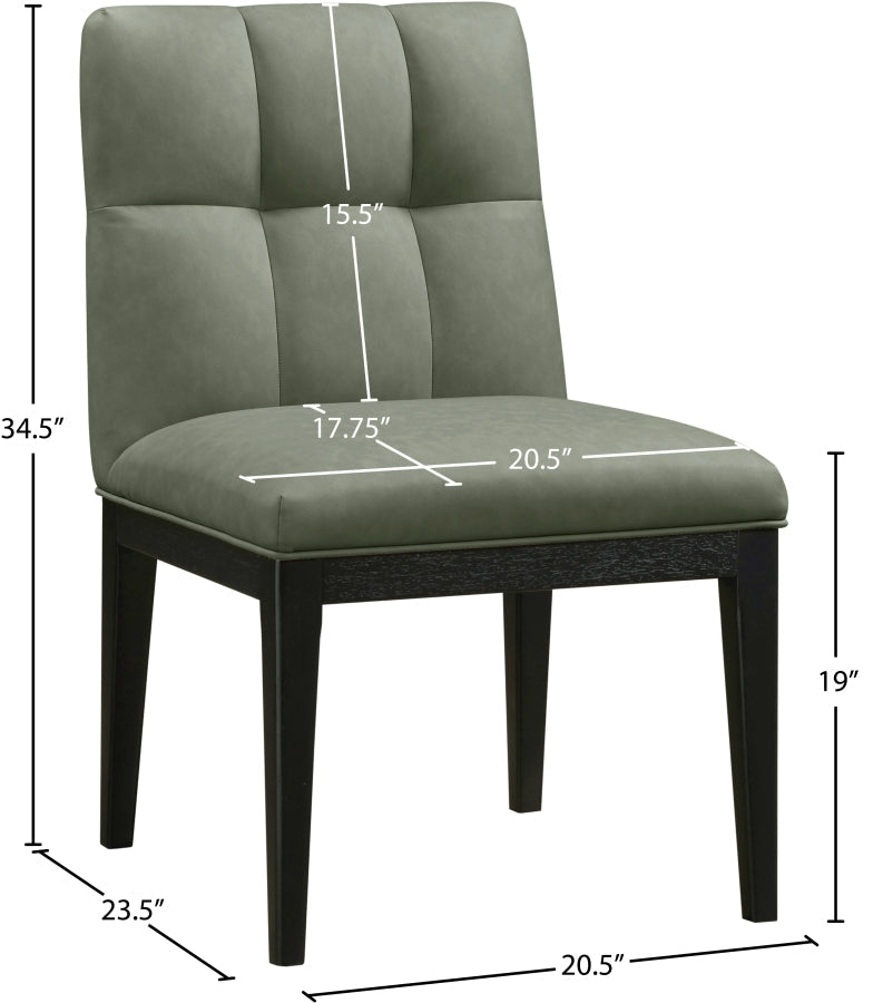 Adrian Vegan Leather Upholstered Dining Side Chair