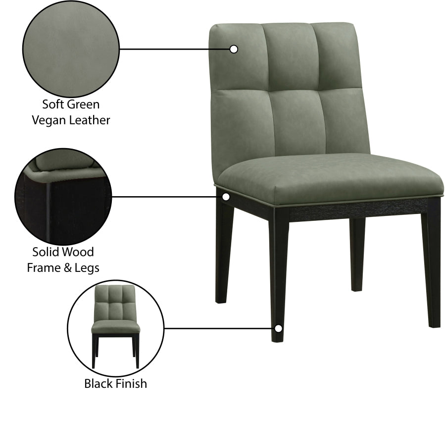 Adrian Vegan Leather Upholstered Dining Side Chair
