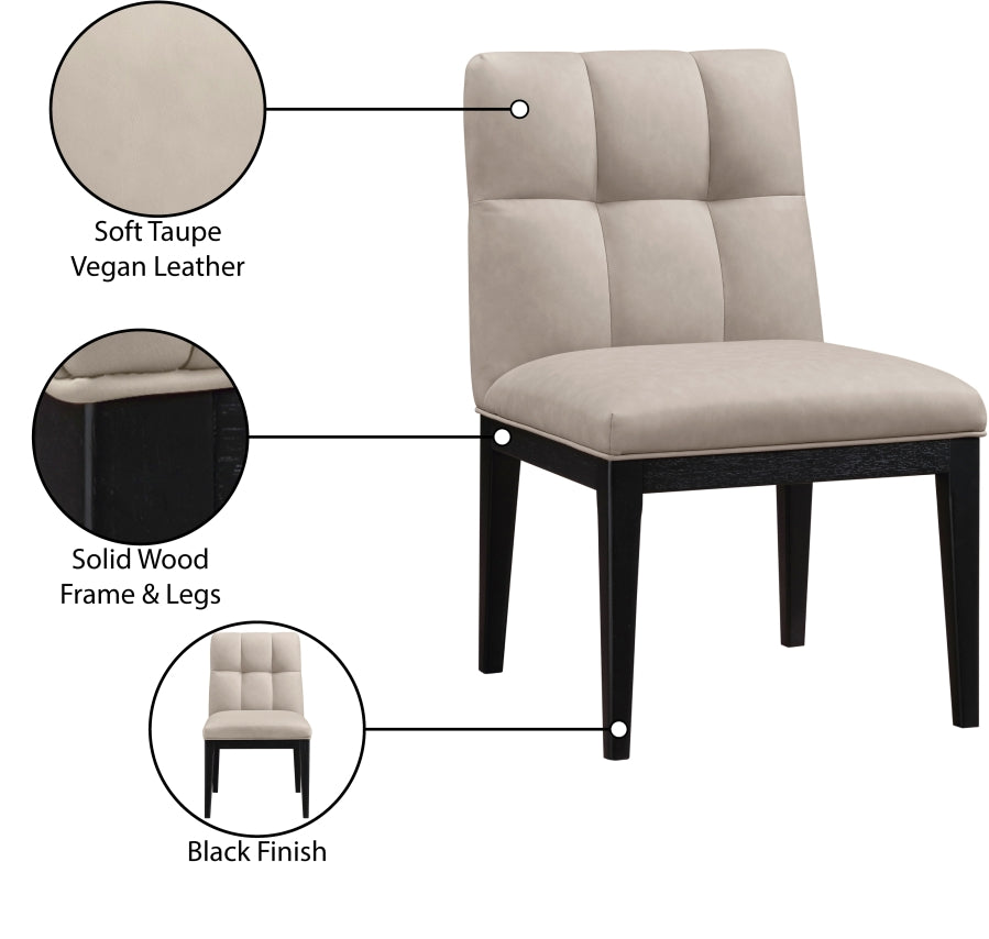 Adrian Vegan Leather Upholstered Dining Side Chair