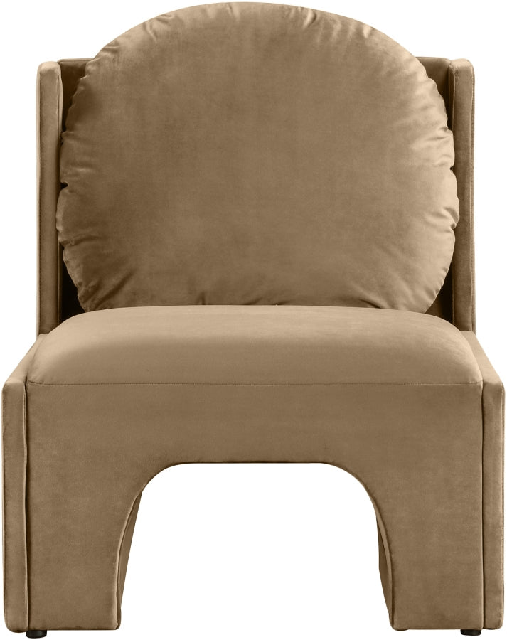 Sigma Velvet Upholstered Accent Chair
