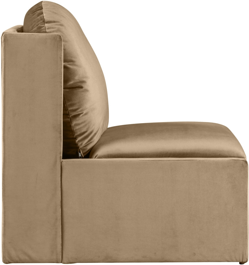 Sigma Velvet Upholstered Accent Chair
