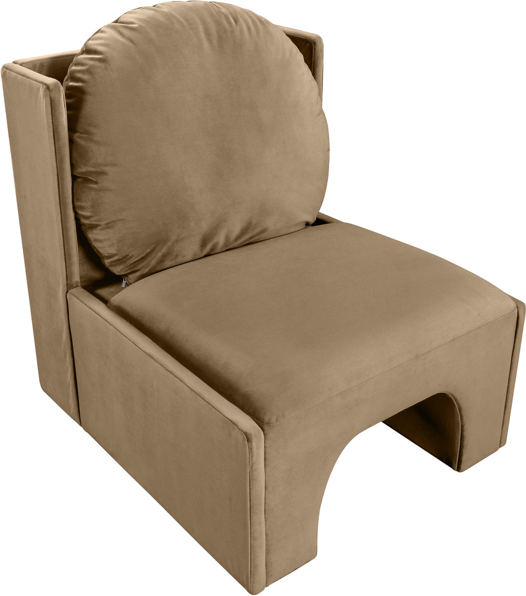 Sigma Velvet Upholstered Accent Chair