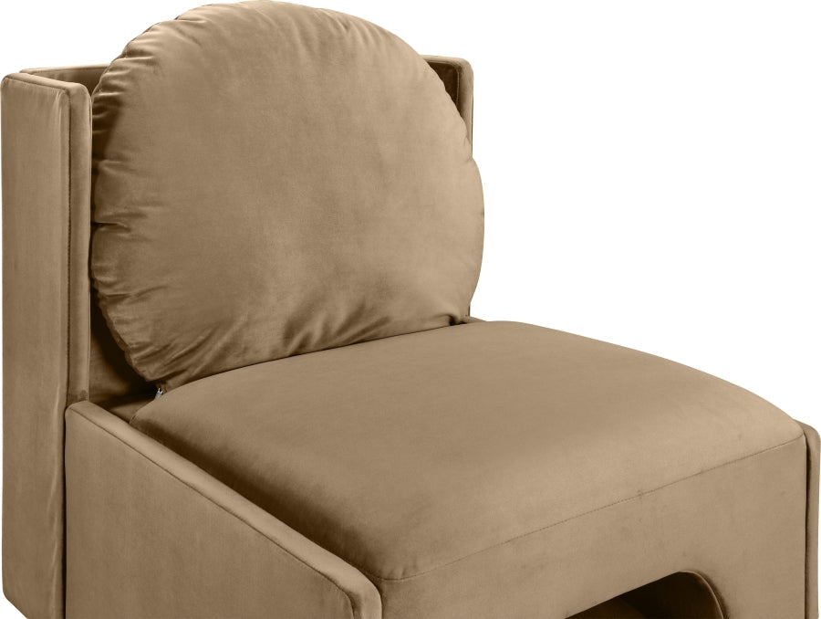 Sigma Velvet Upholstered Accent Chair