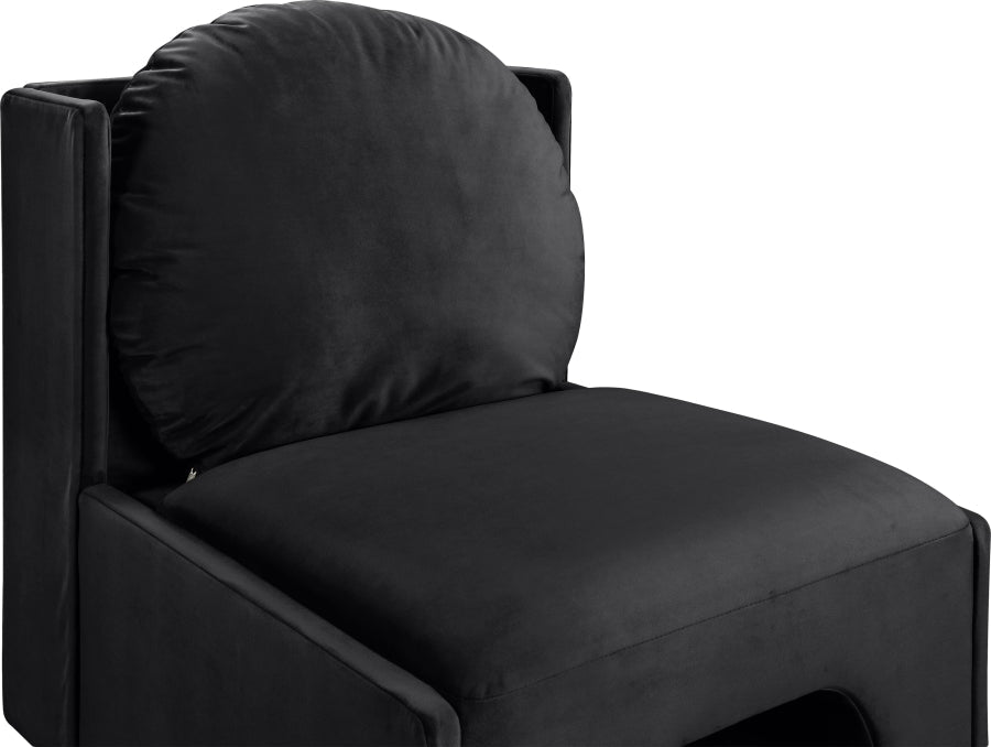 Sigma Velvet Upholstered Accent Chair