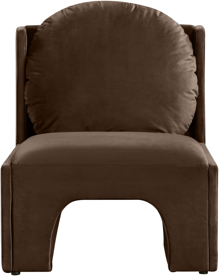 Sigma Velvet Upholstered Accent Chair