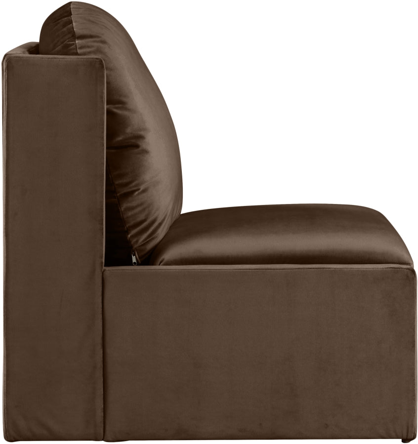 Sigma Velvet Upholstered Accent Chair