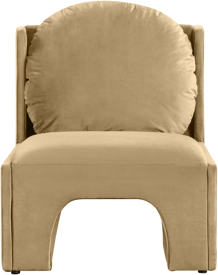 Sigma Velvet Upholstered Accent Chair
