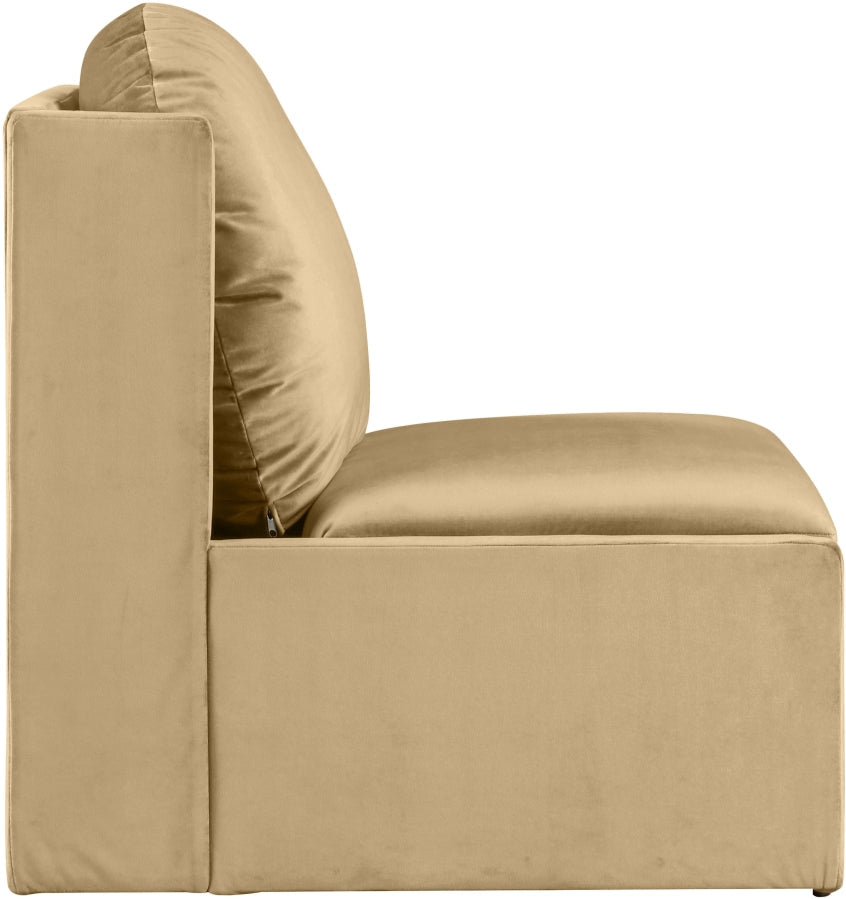 Sigma Velvet Upholstered Accent Chair