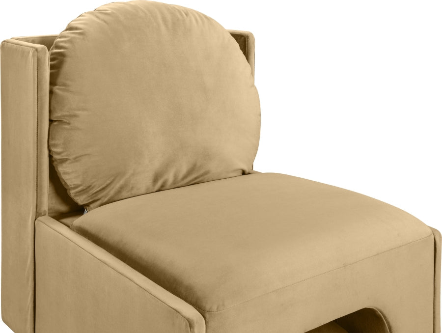 Sigma Velvet Upholstered Accent Chair
