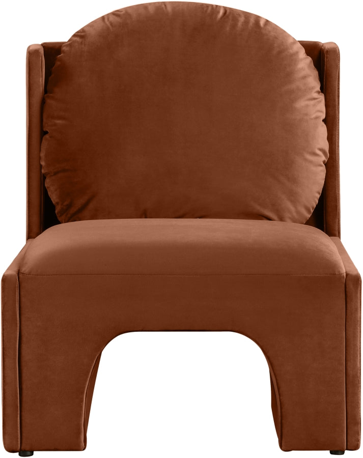 Sigma Velvet Upholstered Accent Chair