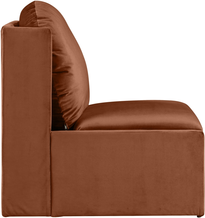 Sigma Velvet Upholstered Accent Chair