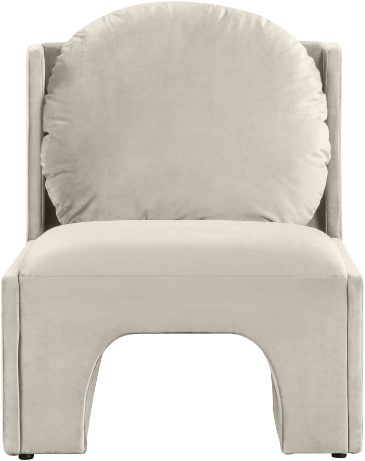Sigma Velvet Upholstered Accent Chair