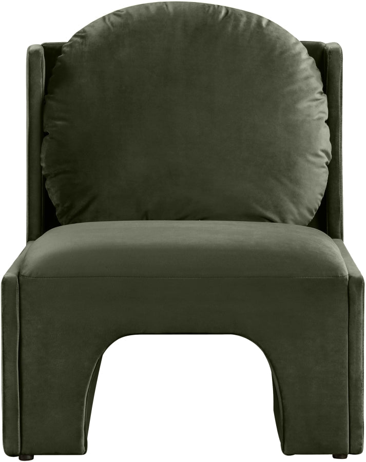 Sigma Velvet Upholstered Accent Chair