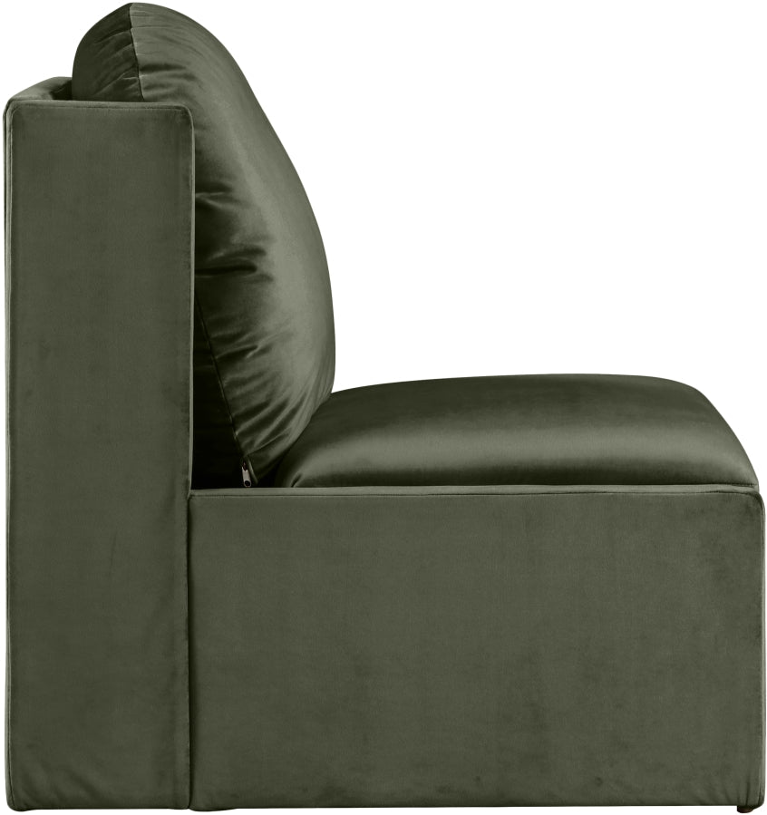 Sigma Velvet Upholstered Accent Chair
