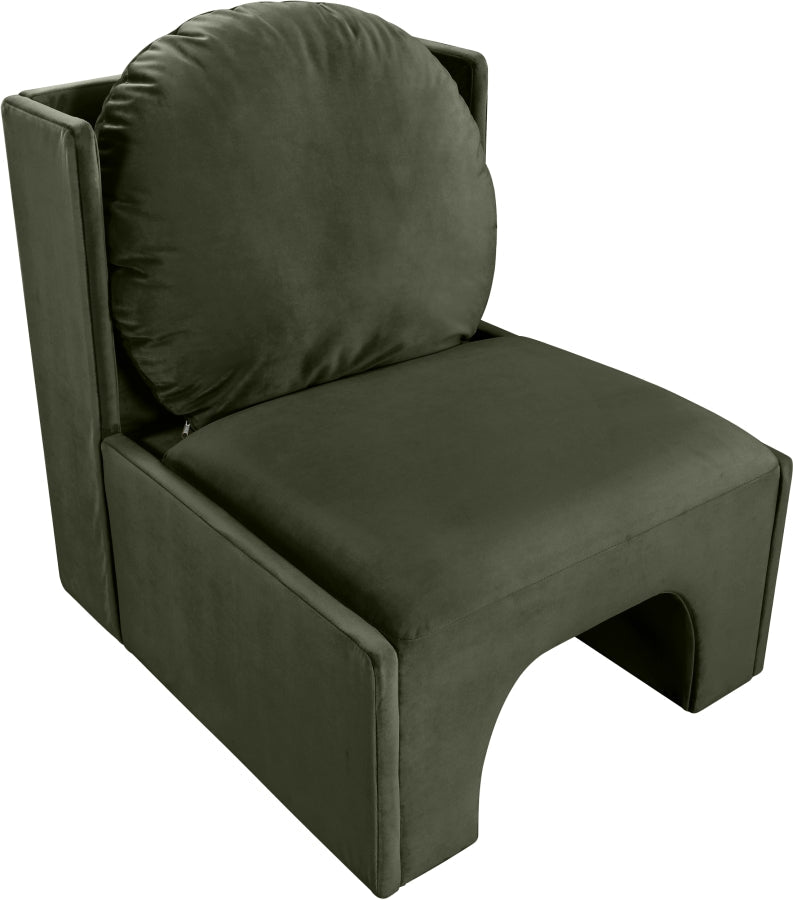 Sigma Velvet Upholstered Accent Chair