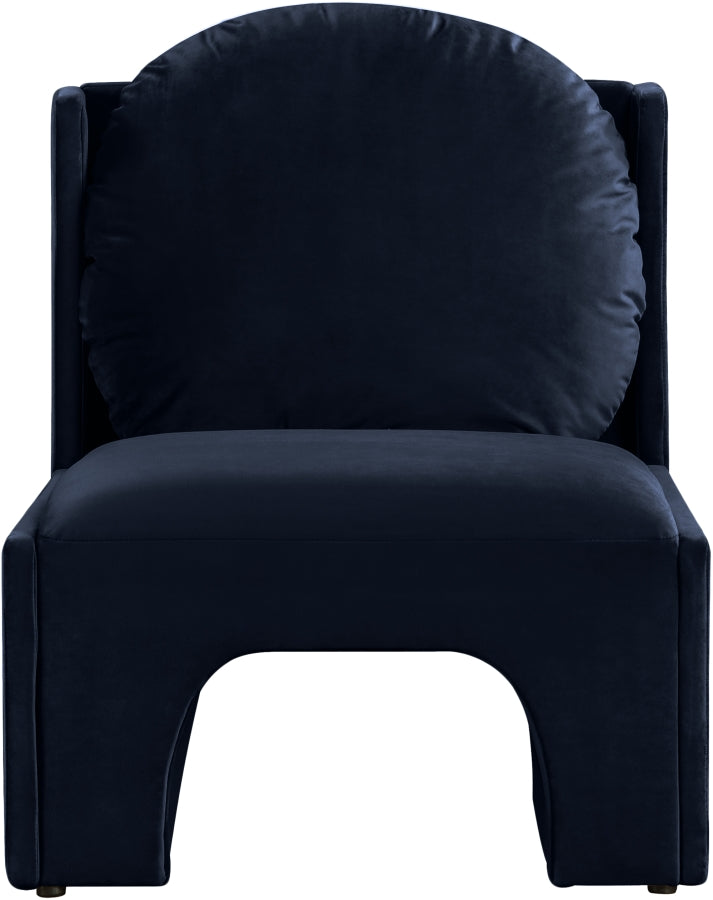 Sigma Velvet Upholstered Accent Chair