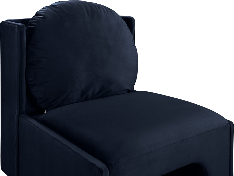Sigma Velvet Upholstered Accent Chair