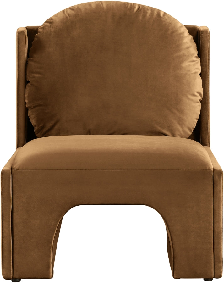 Sigma Velvet Upholstered Accent Chair