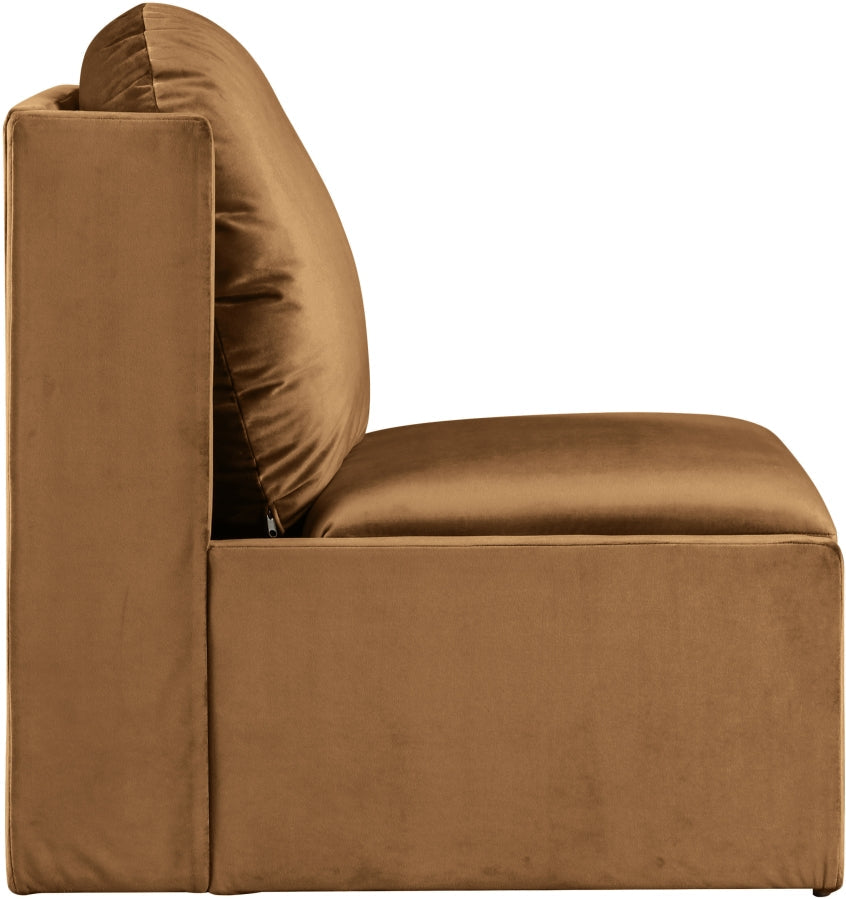 Sigma Velvet Upholstered Accent Chair