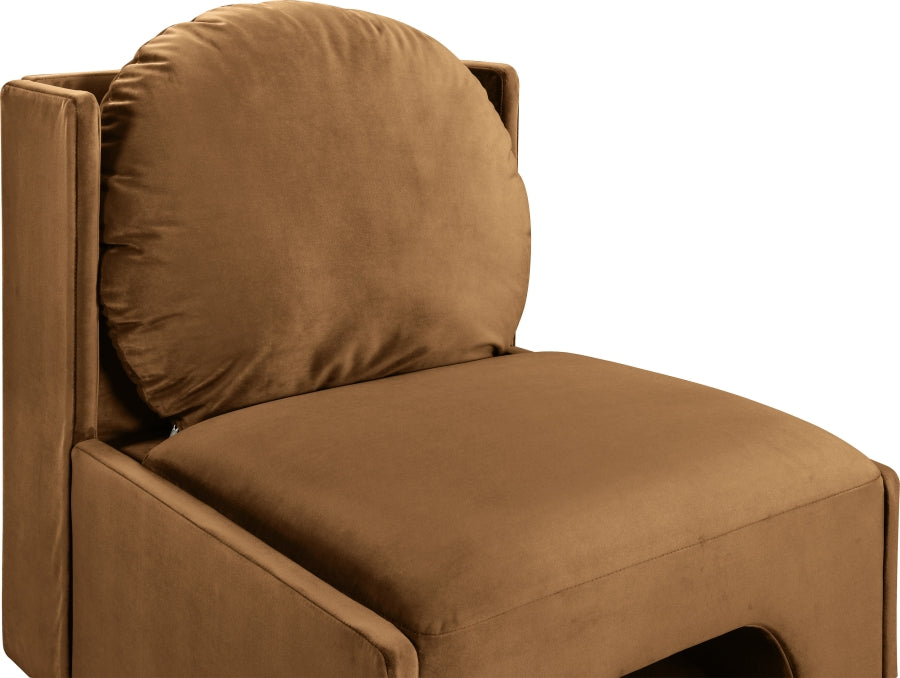 Sigma Velvet Upholstered Accent Chair