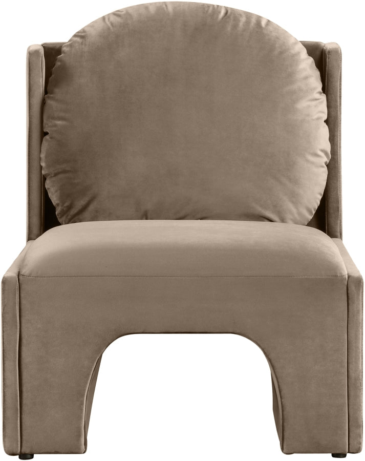 Sigma Velvet Upholstered Accent Chair