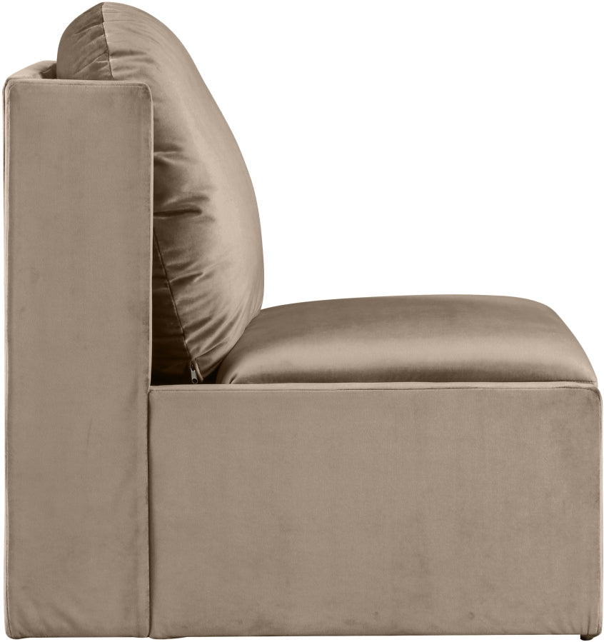 Sigma Velvet Upholstered Accent Chair