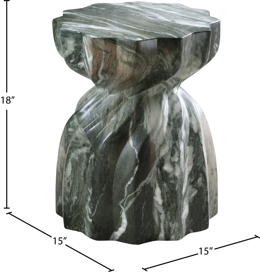 Caserta Marble Finish Indoor / Outdoor Concrete End Table