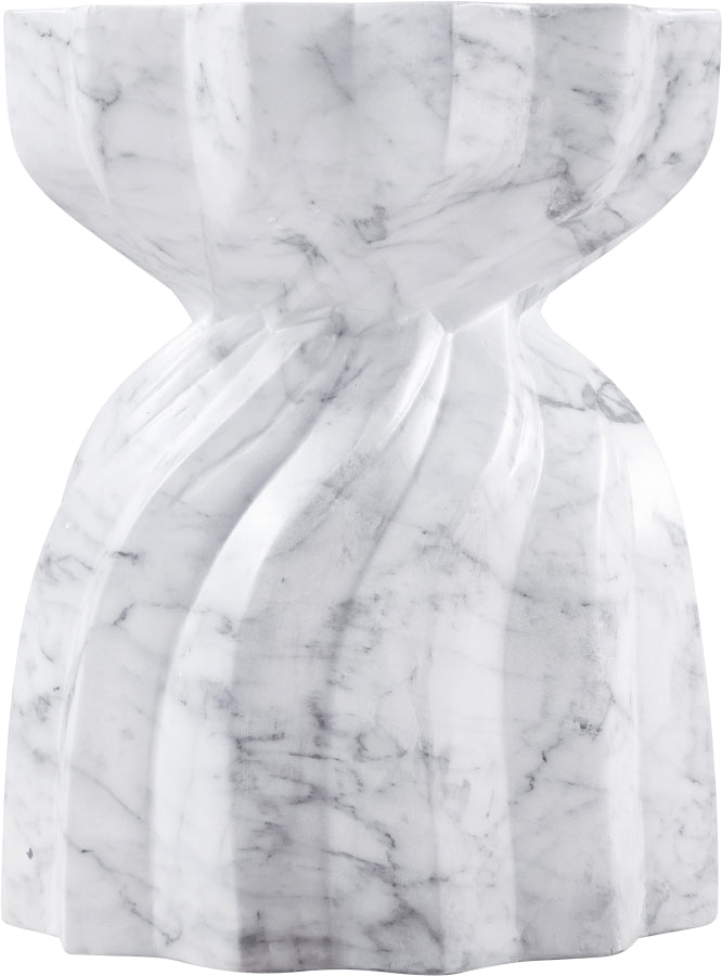 Caserta Marble Finish Indoor / Outdoor Concrete End Table