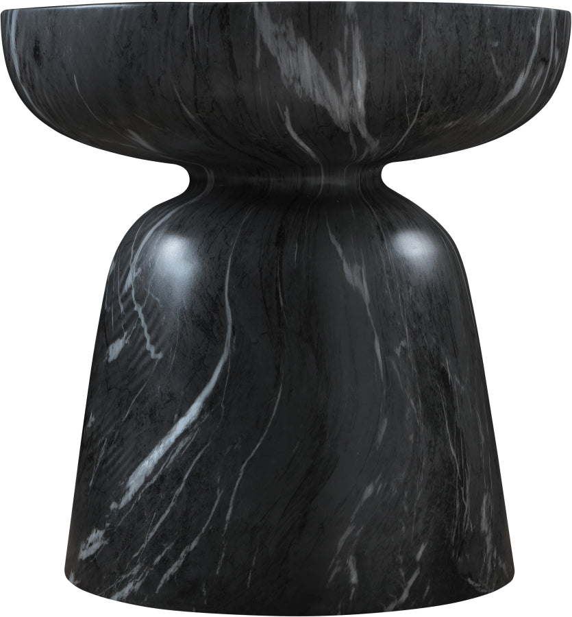 Avellino Marble Finish Indoor / Outdoor Concrete End Table