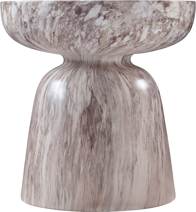 Avellino Marble Finish Indoor / Outdoor Concrete End Table