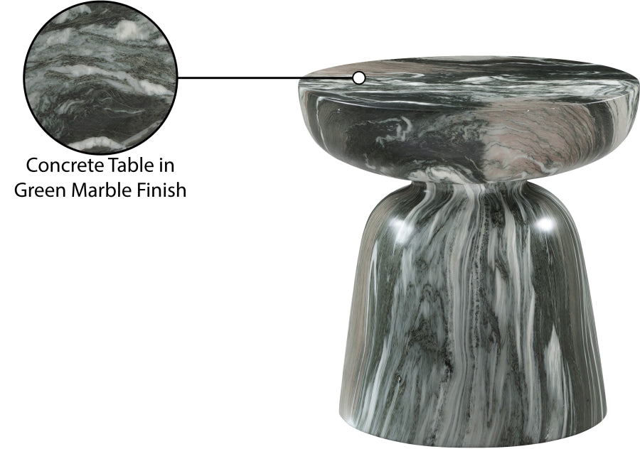 Avellino Marble Finish Indoor / Outdoor Concrete End Table