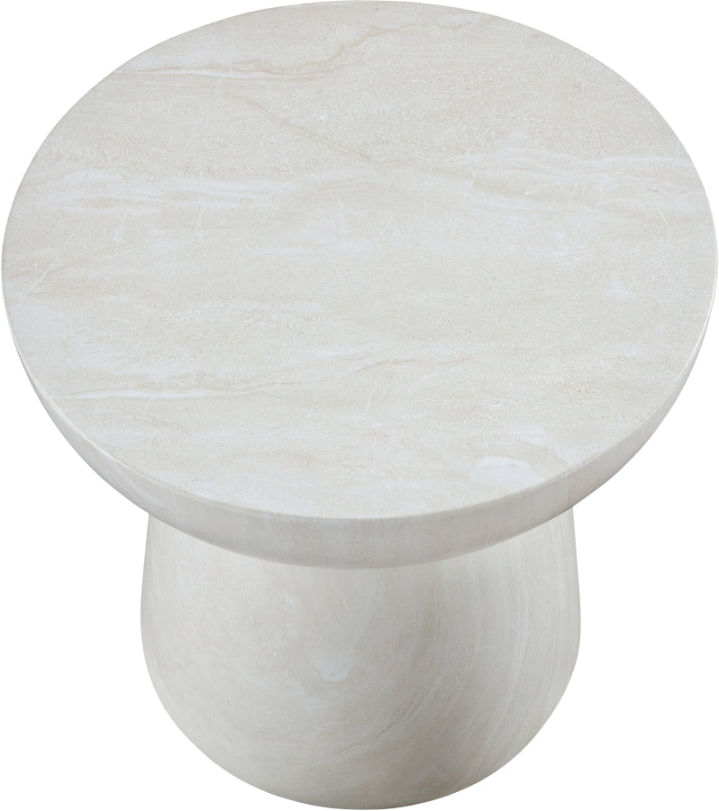 Avellino Marble Finish Indoor / Outdoor Concrete End Table
