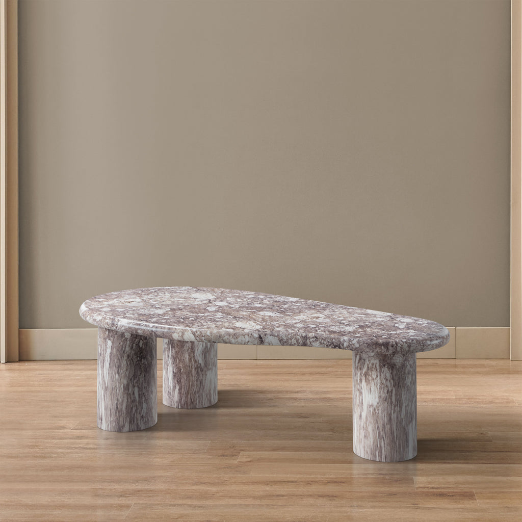 Sassari Marble Finish Indoor / Outdoor Concrete Coffee Table