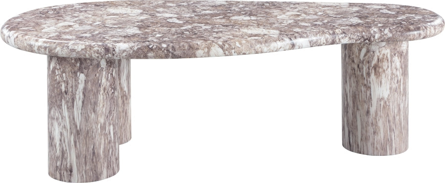 Sassari Marble Finish Indoor / Outdoor Concrete Coffee Table