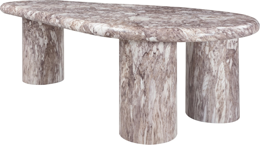 Sassari Marble Finish Indoor / Outdoor Concrete Coffee Table
