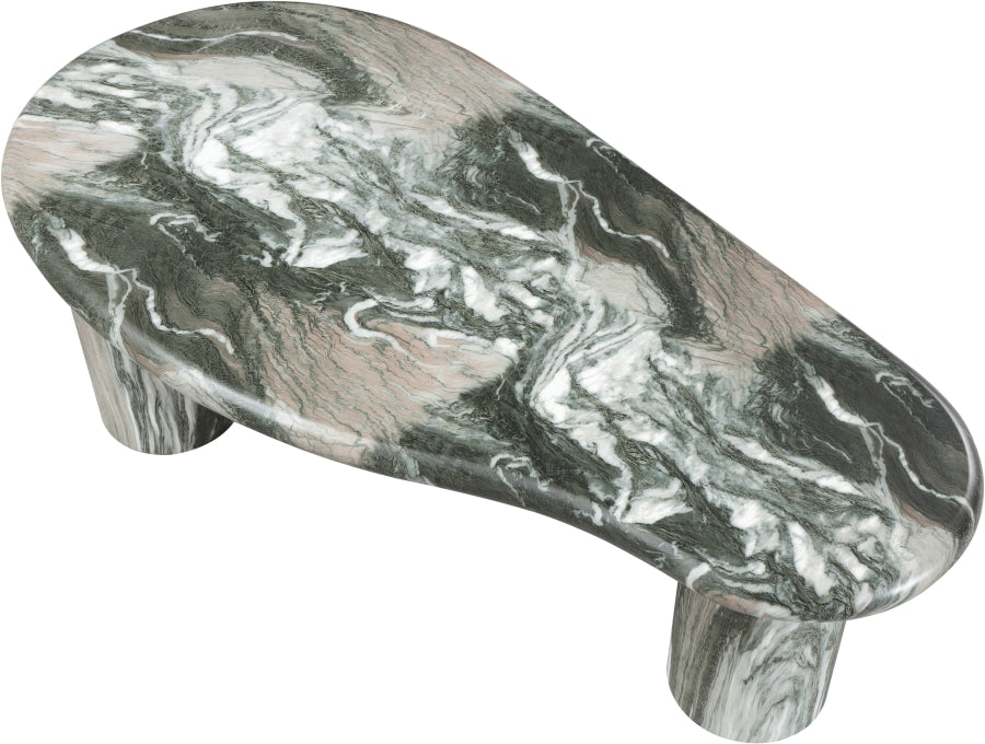 Sassari Marble Finish Indoor / Outdoor Concrete Coffee Table