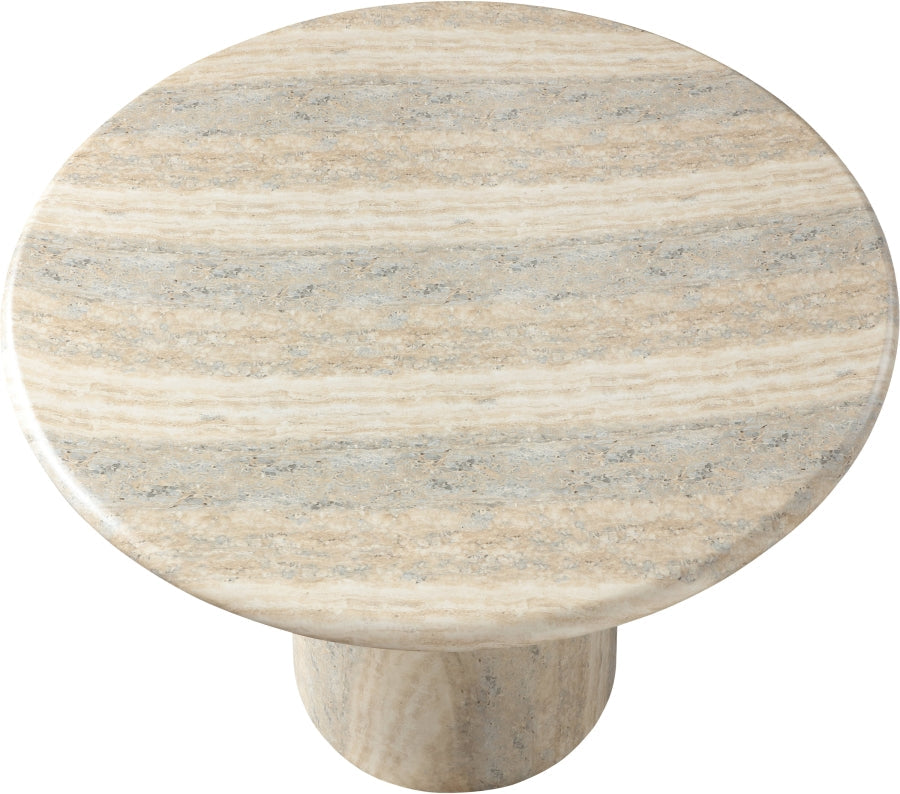 Cosenza Travertine Finish Indoor / Outdoor Concrete Dining Table