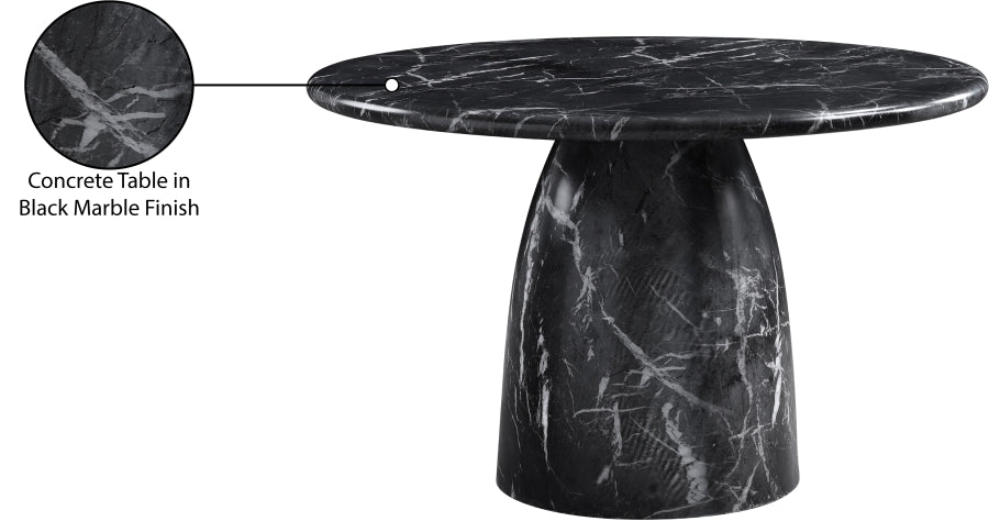 Cosenza Marble Finish Indoor / Outdoor Concrete Dining Table