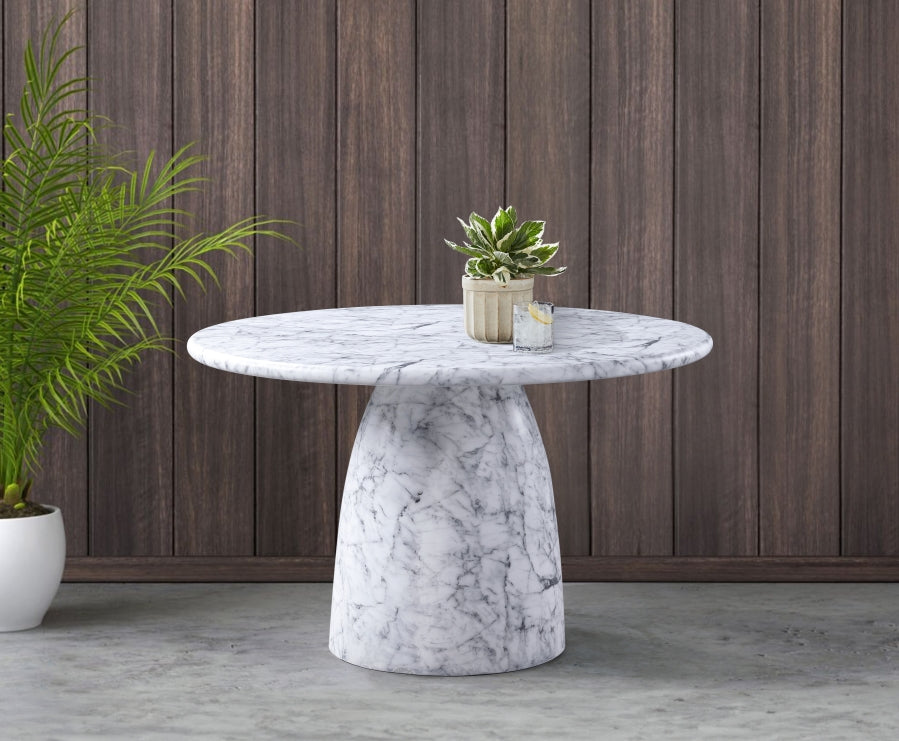 Cosenza Marble Finish Indoor / Outdoor Concrete Dining Table