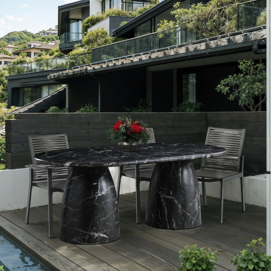 Cosenza Marble Finish Indoor / Outdoor Concrete Dining Table